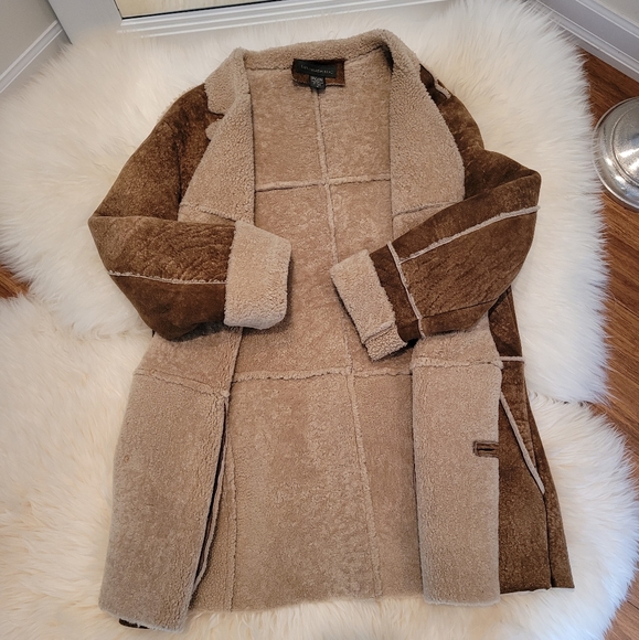 BANANA REPUBLIC MEN SHEARLING SHEEPSKIN RANCHER - Picture 3 of 4